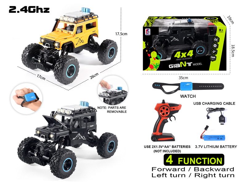1:14 2.4G 4H R/C Defender Off-Road Vehicle With Watch
