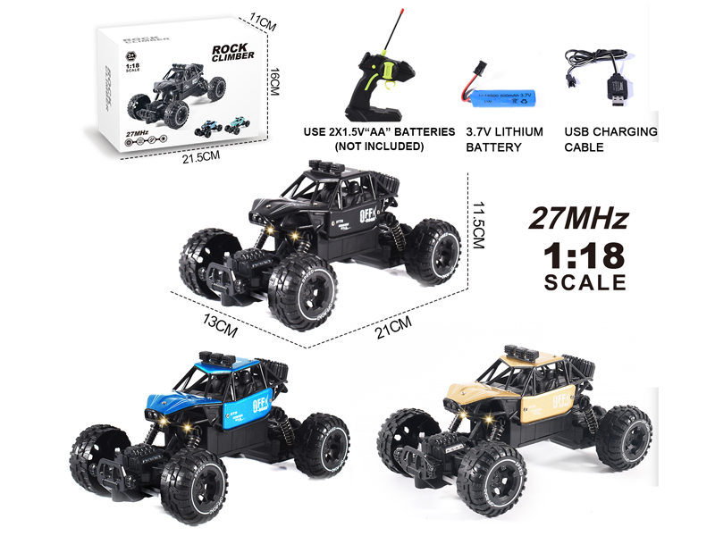 1:18 4CH R/C Alloy Climbing Car