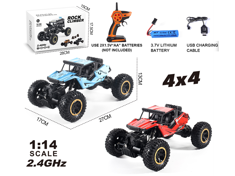 1:14 2.4G R/C 4WD Climbing Car