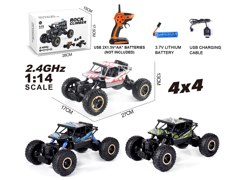 1:14 2.4G R/C 4WD Climbing Car