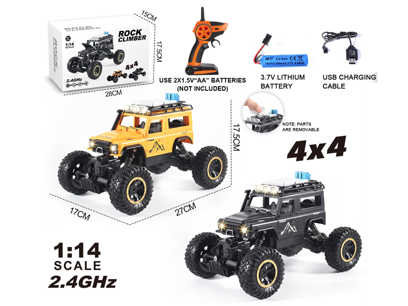 1:14 2.4G R/C 4WD Climbing Car