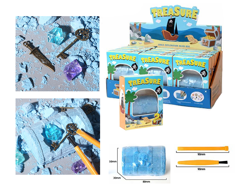 12PCS DIY Archaeological Excavation Beach Treasure Chest