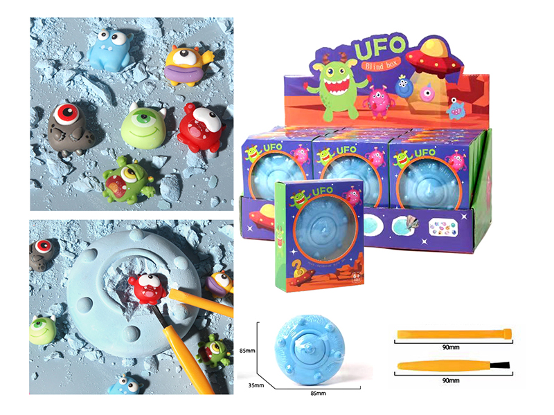 12PCS DIY Archaeological Excavation Alien Spacecraft