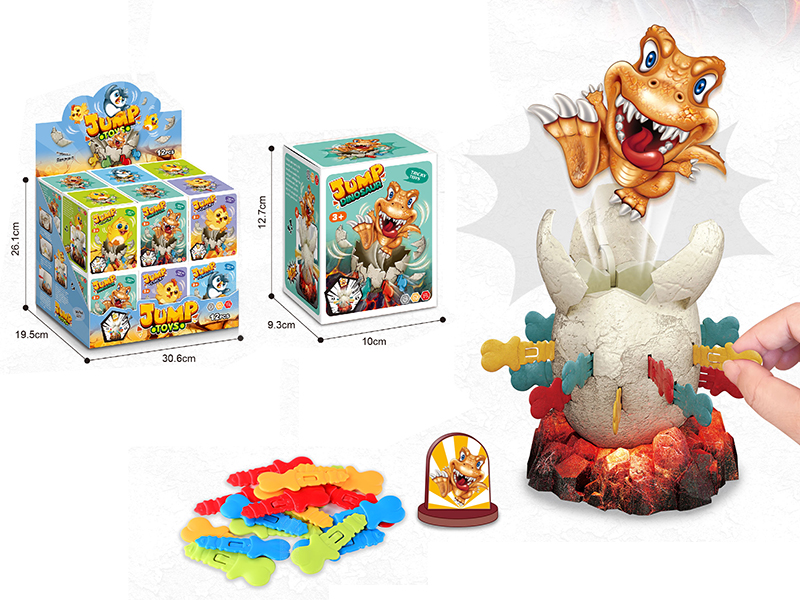 Jump Dinosaur/Penguin/ Chick/Duck Tricky Toys(Cards Version)12pcs