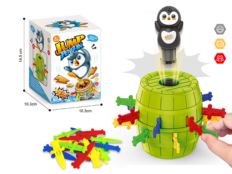 Jump Penguin Pirate Bucket Tricky Toys