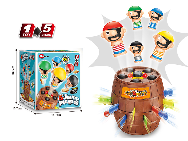 5 Jump PirateS Tricky Toys