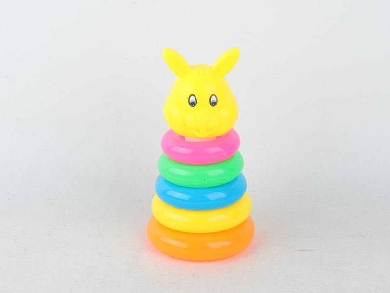 Large Five-Layer Rabbit Stacking Rings Toys