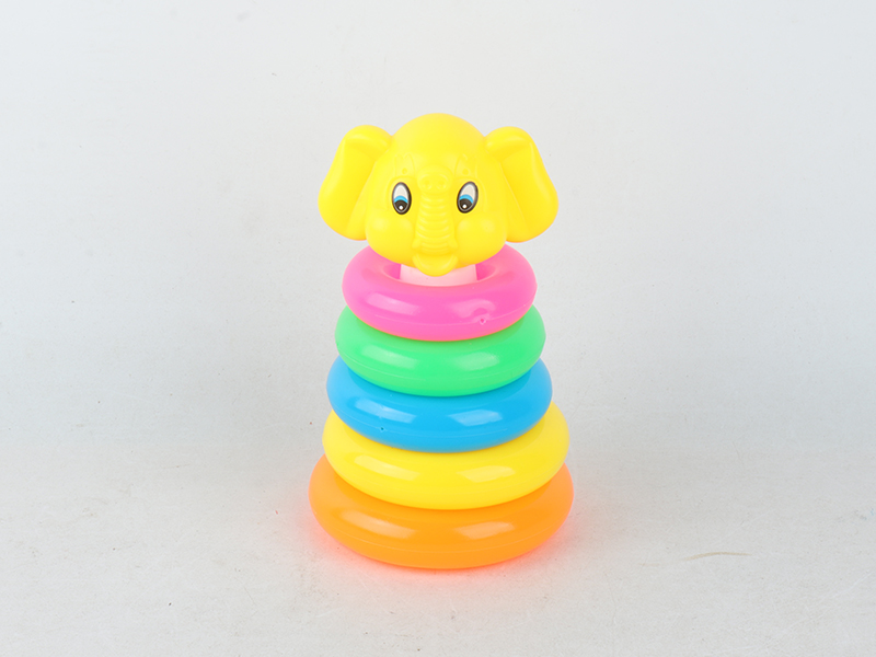 Large Five-Layer Elephant Stacking Rings Toys