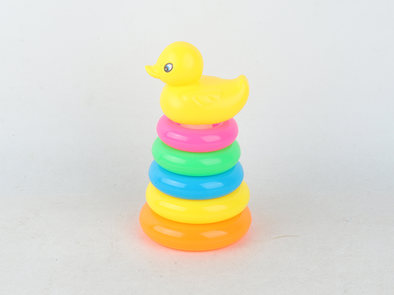Large Five-Layer Duck Stacking Rings Toys