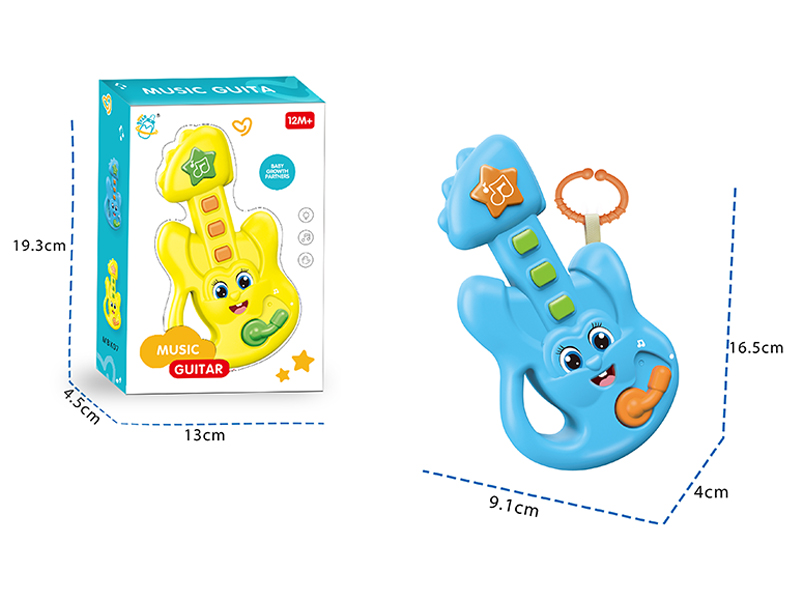 Guitar Toy With Light Music(Hanging Rope+Ring)
