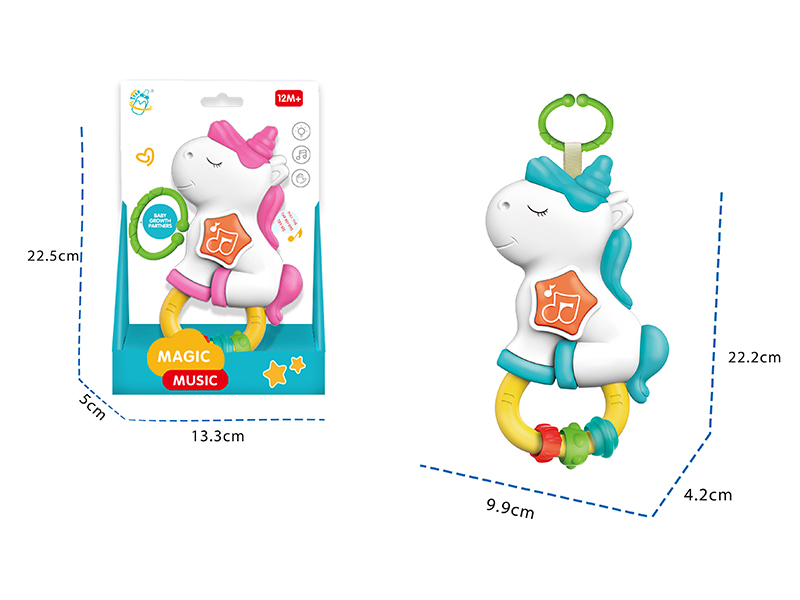 Unicorn Toy With Light Music (Rope+Ring+Ball)