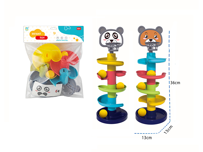 Track Ball Toy(5 Layers+3 Balls)