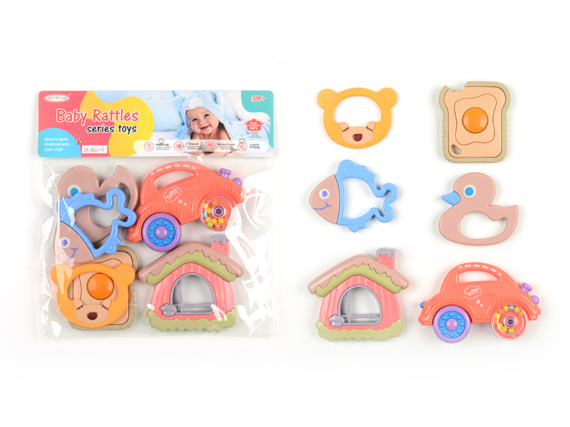 6pcs Baby Rattles