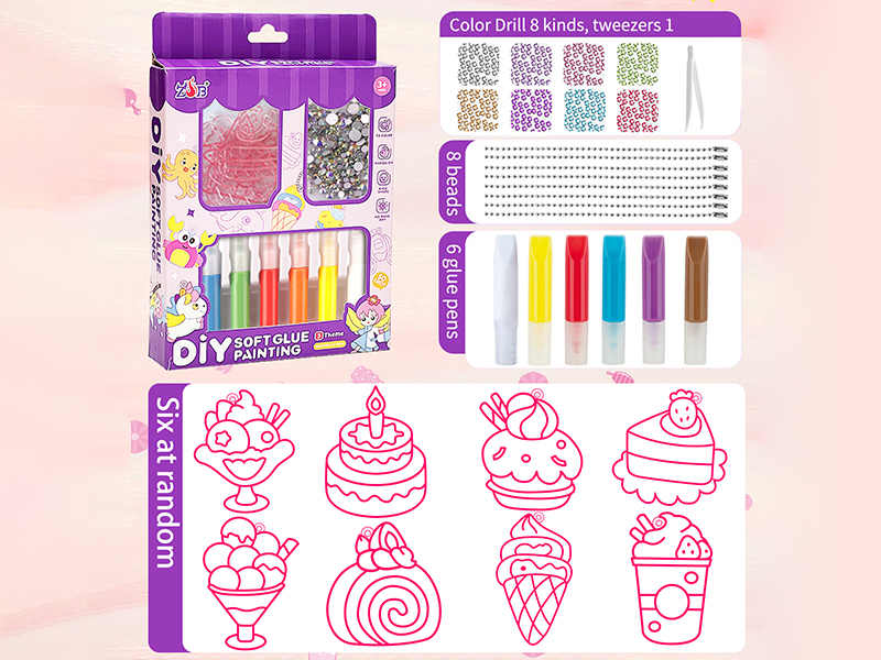 Dessert Series DIY Soft Glue Painting