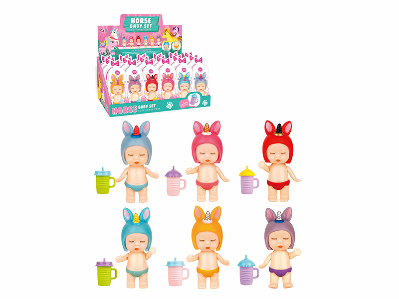Unicorn Baby Doll Set 24pcs