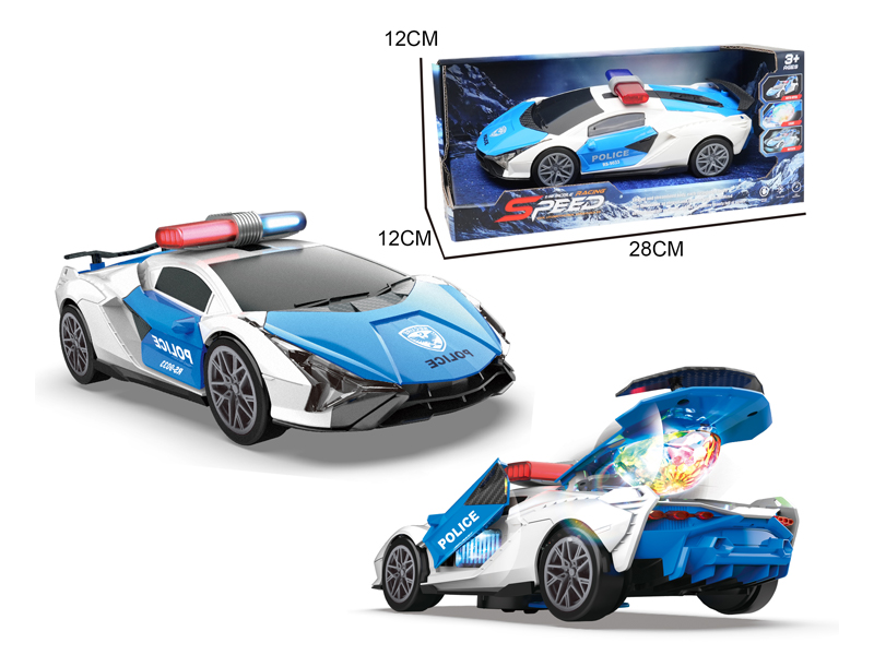 B/O Go And Bump Lamborghini Police Car With Light And Music Projection