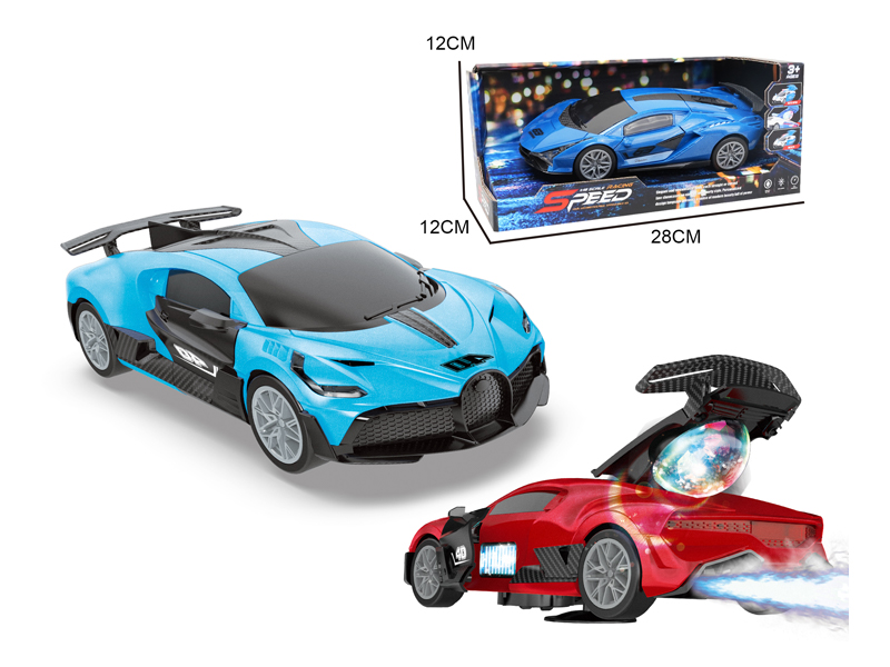 B/O Go And Bump Bugatti Sports Car With Light And Music Projection