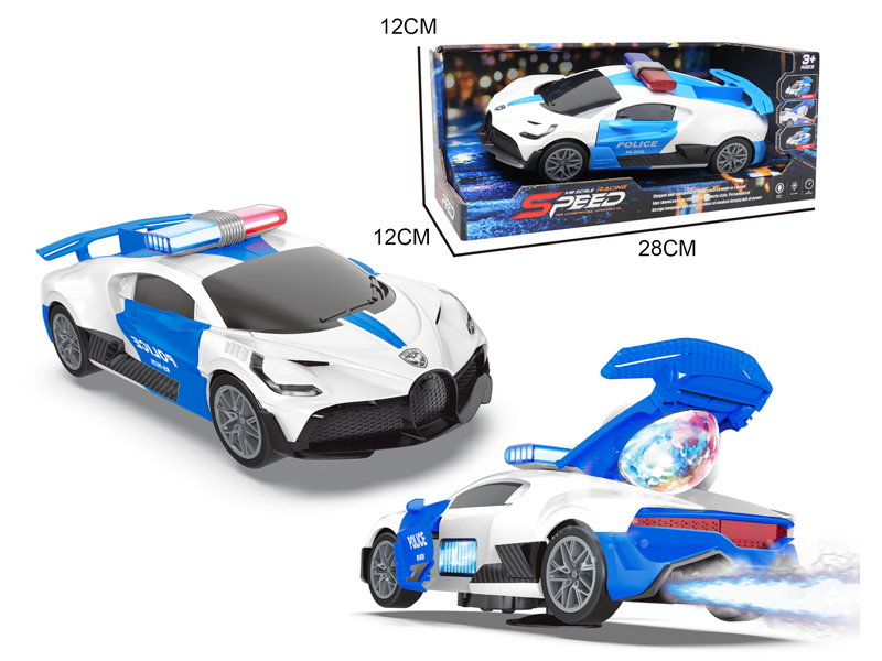 B/O Go And Bump Bugatti Police Car With Light And Music Projection