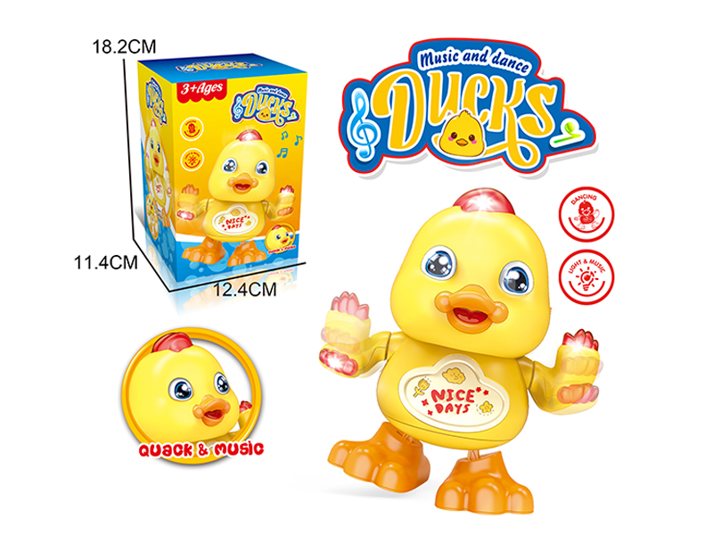 B/O Duck Toy With Light And Music