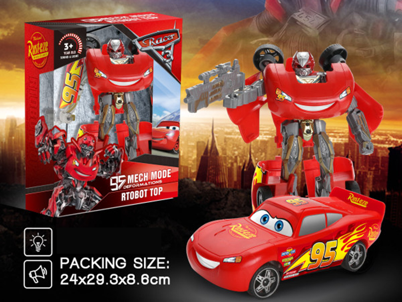 Transformer Cars McQueen With Lights And Music