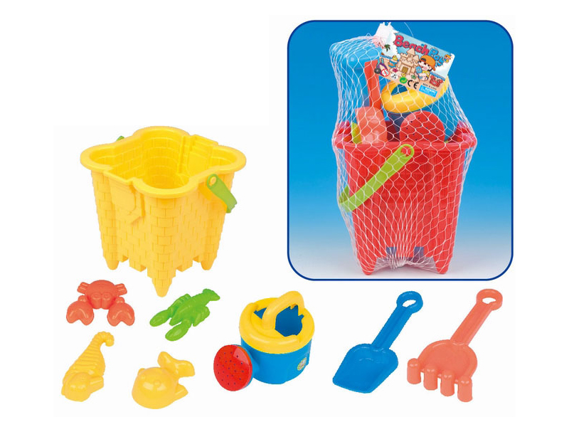 Beach Bucket Toy Set(8PCS)