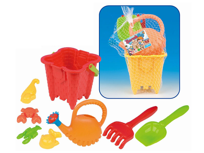 Beach Bucket Toy Set(8PCS)