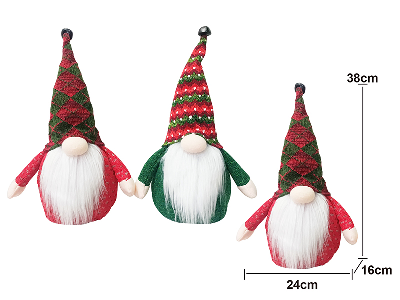 B/O Go And Bump Christmas Goblin Old Man With Light And Music