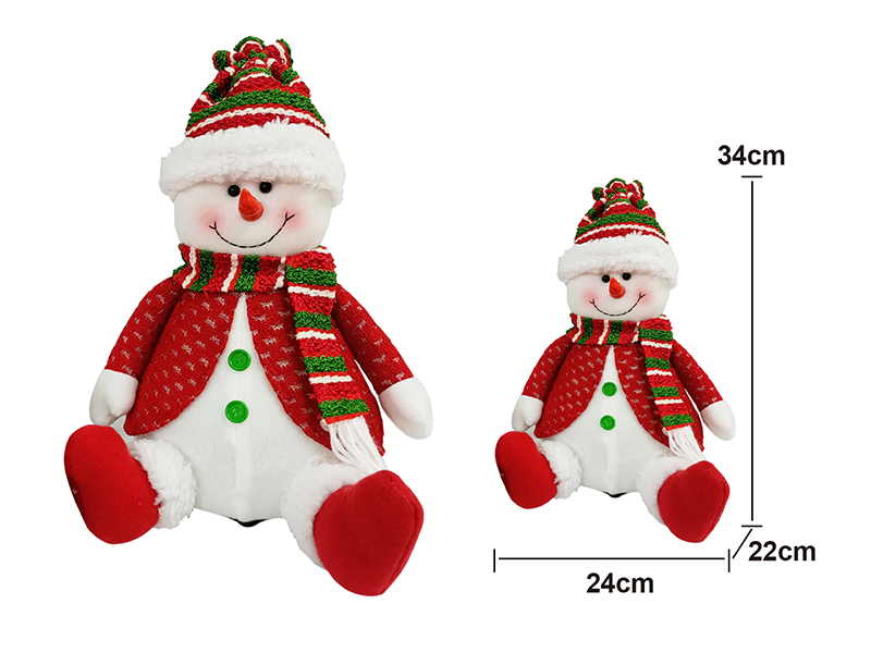 B/O Go And Bump Christmas Snowman With Light And Music