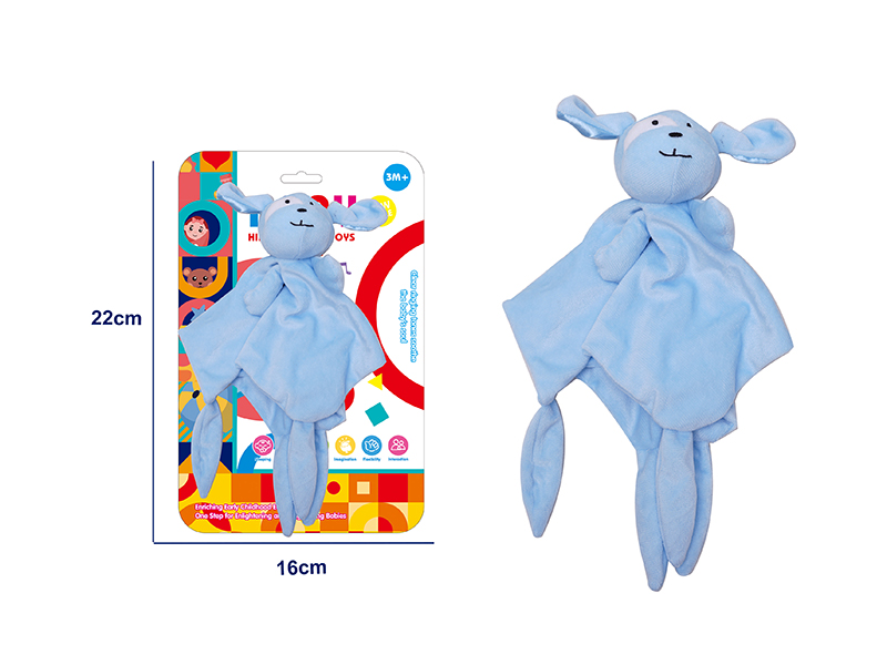 Baby Soothe Towel - Blue Dog