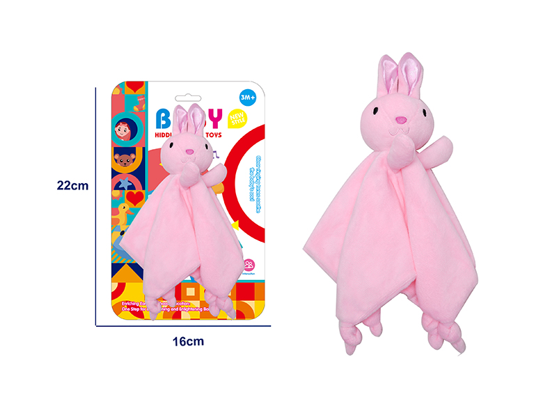 Baby Soothe Towel - Pink Rabbit