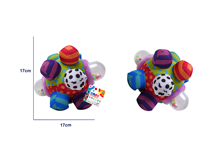 Baby Cloth Ball Rattle Ball