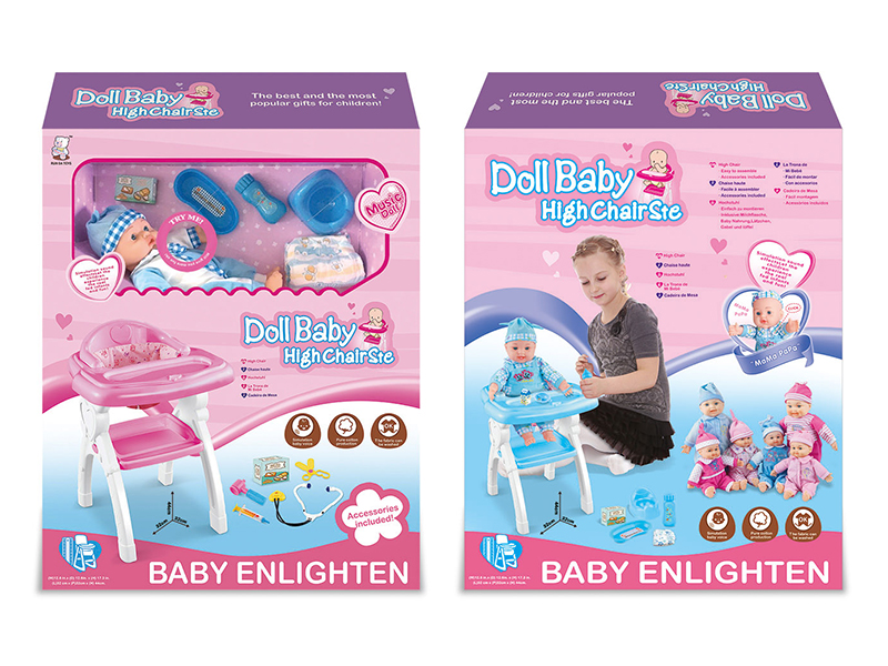 Baby High Chair + 13