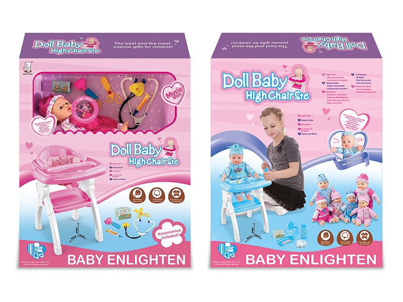 Baby High Chair + 13