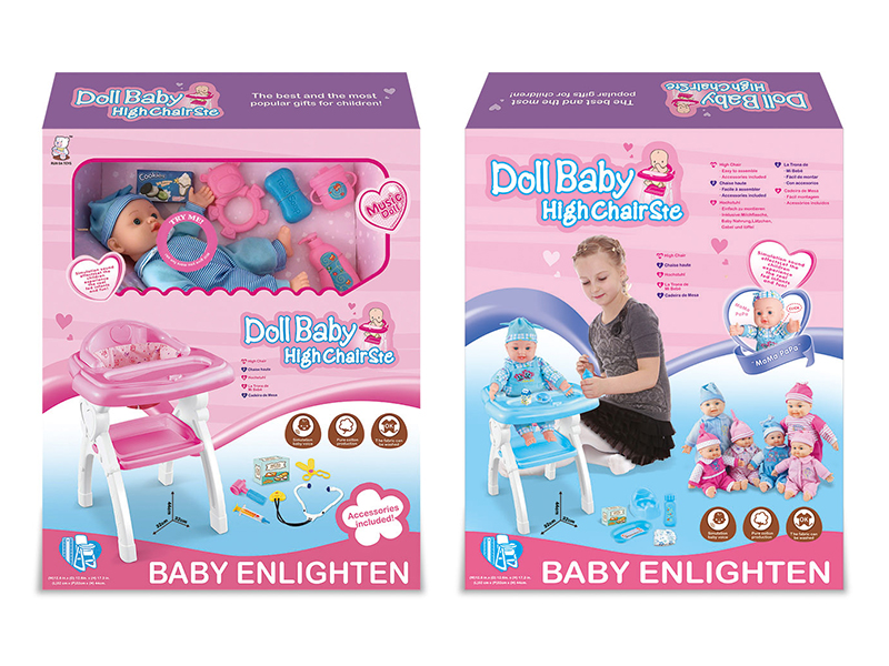 Baby High Chair + 13