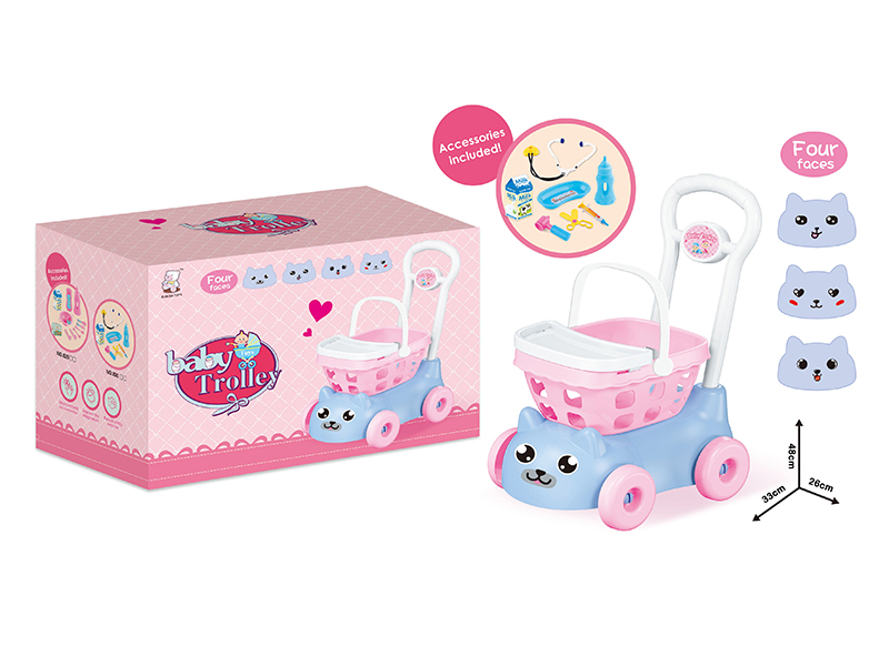 Mini Shopping Cart With Accessories