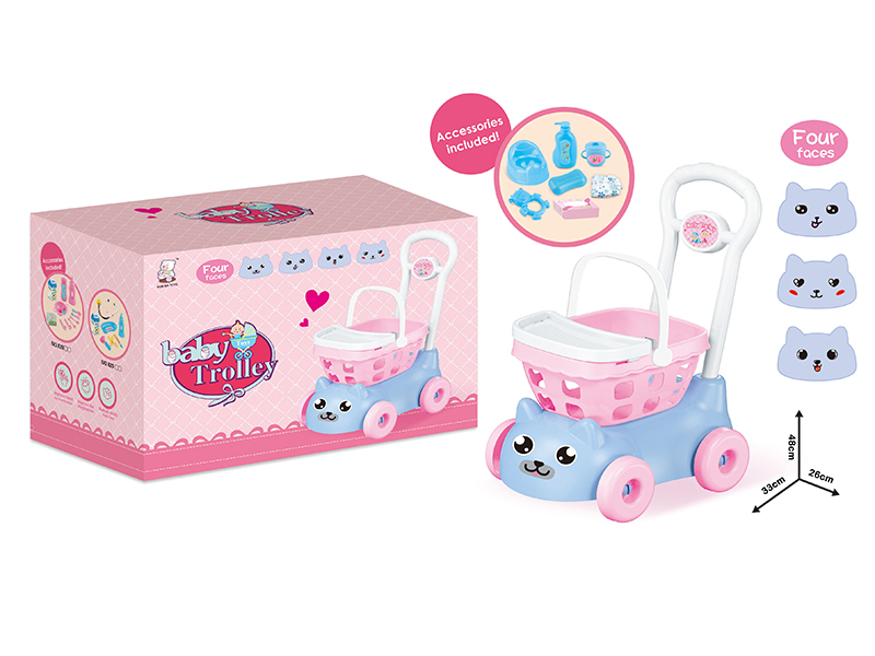 Mini Shopping Cart With Accessories