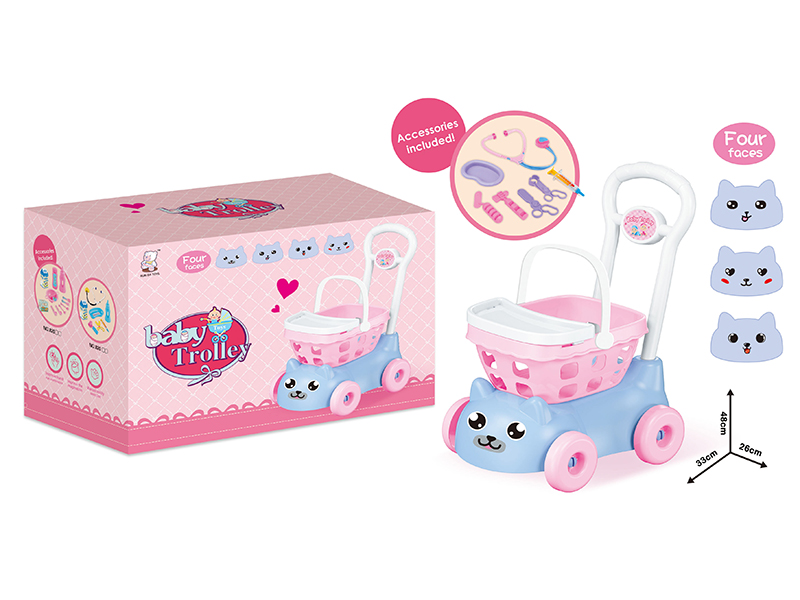 Mini Shopping Cart With Accessories