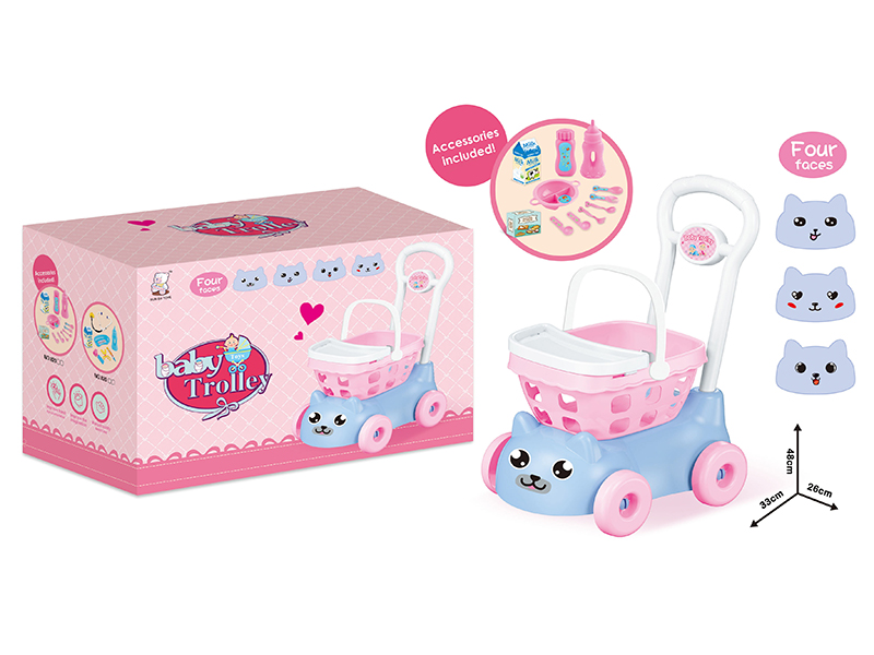 Mini Shopping Cart With Accessories