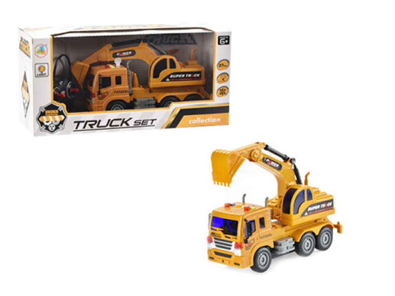 4-Channel Remote Control Excavator(Lights And Music)