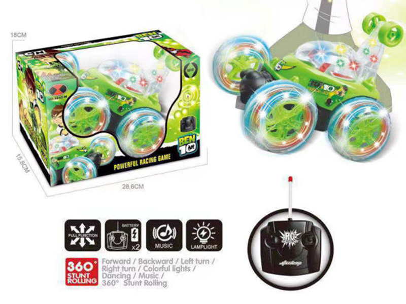 40Mhz Remote Control Stunt Car(Included Batteries)