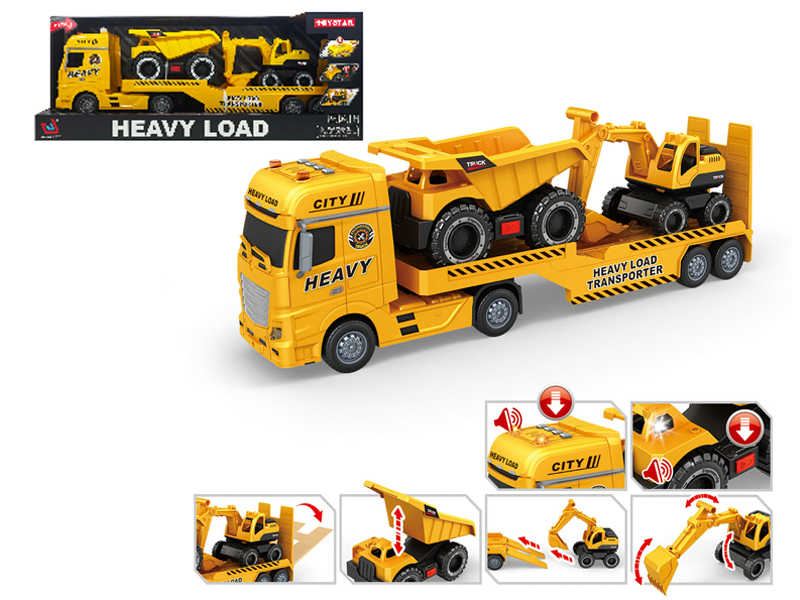 Engineering Friction Transport Vehicle With Sound And Light