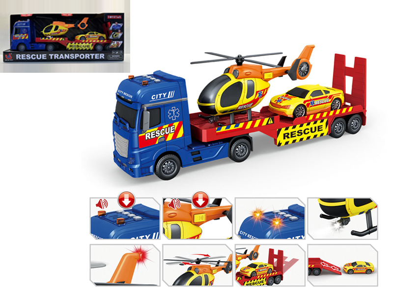 Rescue Friction Transport Vehicle With Sound And Light