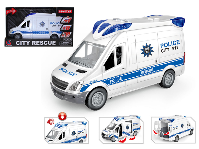 Friction Urban Police Car