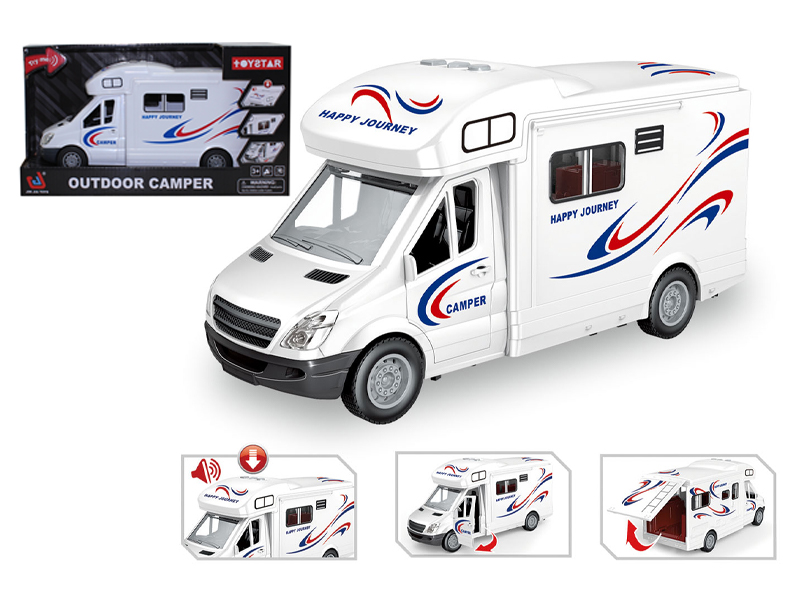 Friction Urban Motor Home With Sound And Light