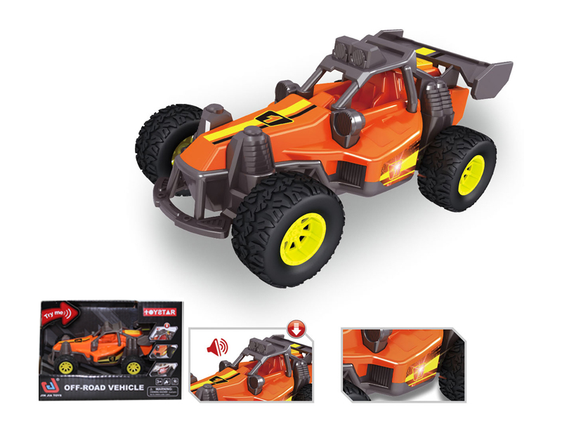 Pull Back F1 Off-Road Vehicle With Sound And Light