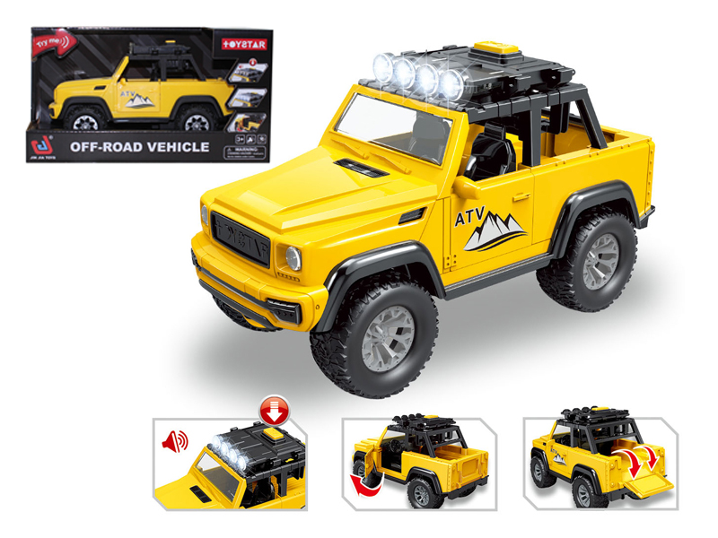 Friction Rock Climbing Off-Road Vehicle With Sound And Light