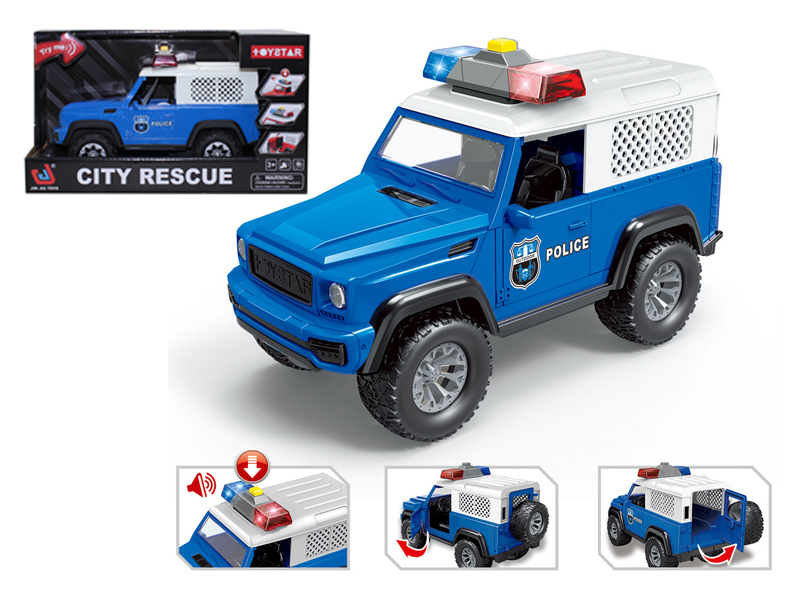 Friction Police Off-Road Vehicle With Sound And Light