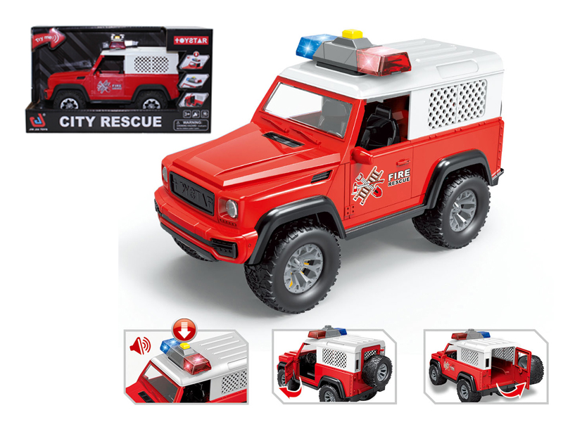 Friction Fire Fighting Off-Road Vehicle With Sound And Light