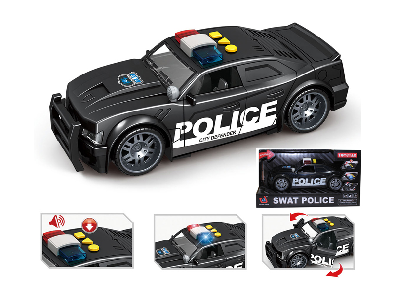 Friction Police Car