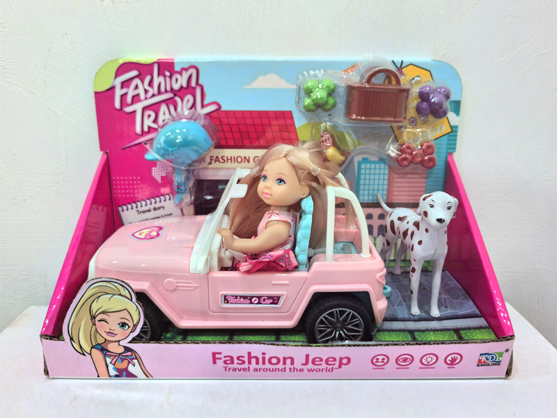 Doll Jeep Toy